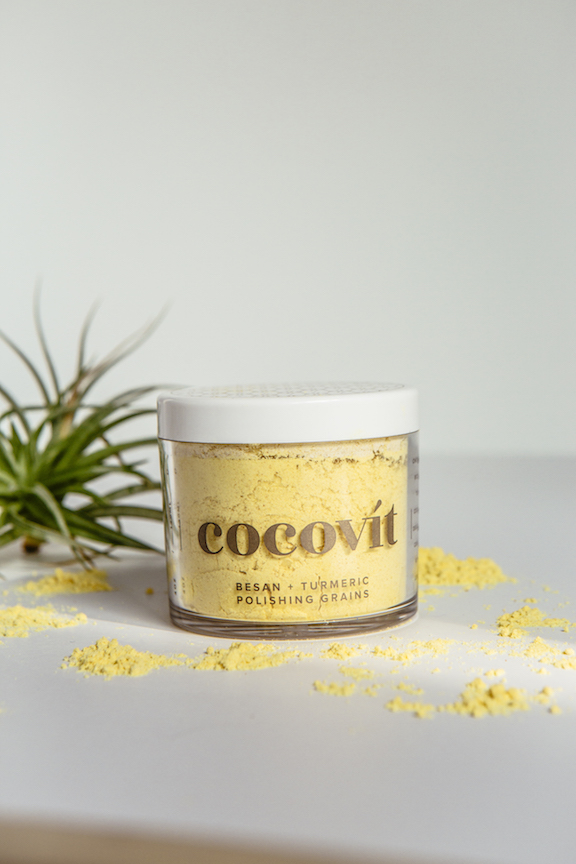 Turmeric and coconut scrub