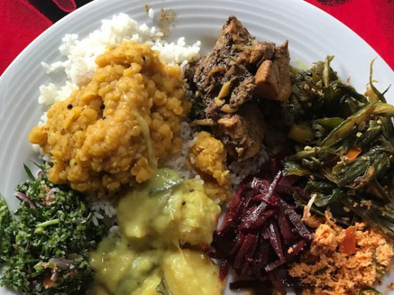 Rice and curry in Habanara, Nicobar's guide to Sri Lanka