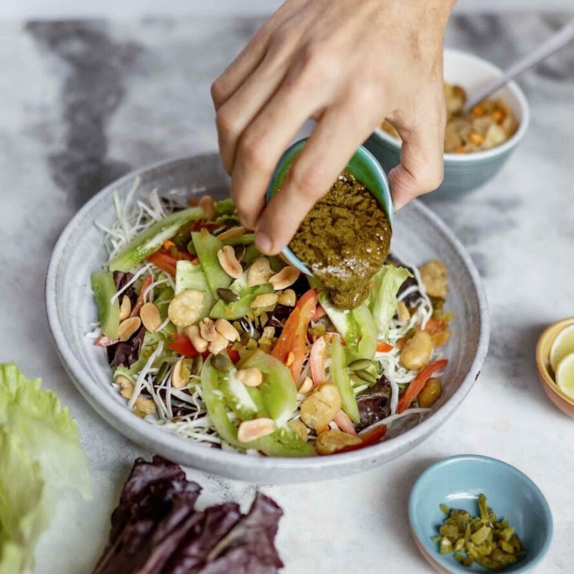 Burma burma s special tea leaf salad nico journal